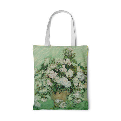 Barneys New York  | Sunflower Canvas Bag Creative Art Self Portrait Shoulder Bag Personalized Purse