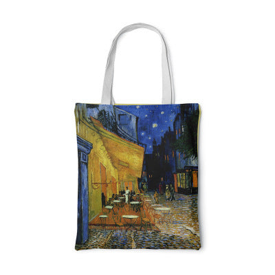 Barneys New York  | Sunflower Canvas Bag Creative Art Self Portrait Shoulder Bag Personalized Purse
