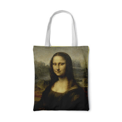 Barneys New York  | Sunflower Canvas Bag Creative Art Self Portrait Shoulder Bag Personalized Purse