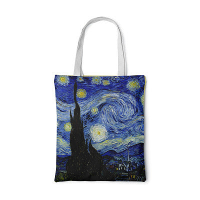 Barneys New York  | Sunflower Canvas Bag Creative Art Self Portrait Shoulder Bag Personalized Purse