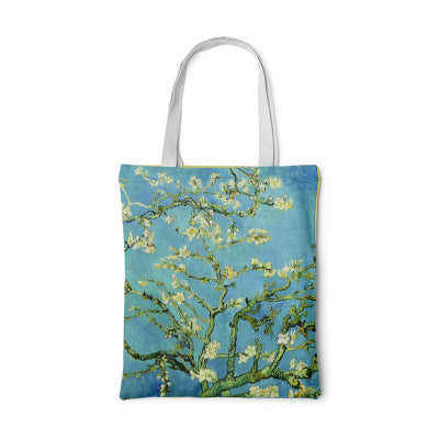 Barneys New York  | Sunflower Canvas Bag Creative Art Self Portrait Shoulder Bag Personalized Purse