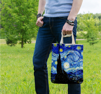 Barneys New York  | Sunflower Canvas Bag Creative Art Self Portrait Shoulder Bag Personalized Purse