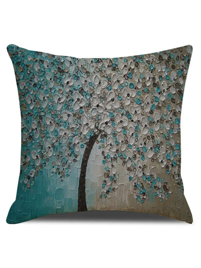 Barneys New York  | Flower Tree Oil Painting Art Cushion Cover