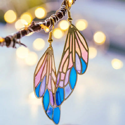 Barneys New York  | Dreamy gradient translucent wing earrings