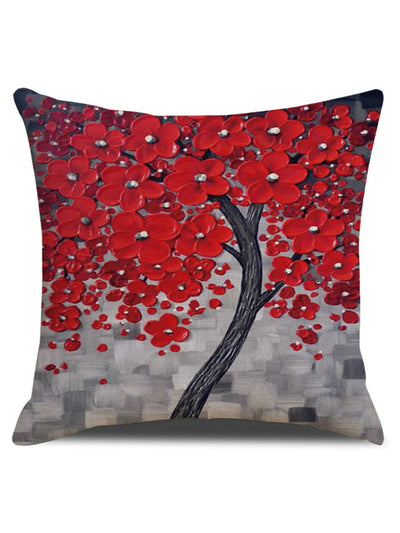 Barneys New York  | Flower Tree Oil Painting Art Cushion Cover