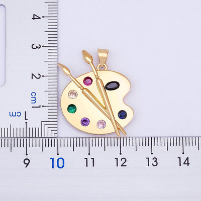 Barneys New York  | Palette brush necklace