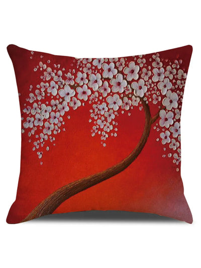 Barneys New York  | Flower Tree Oil Painting Art Cushion Cover