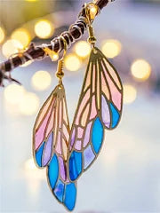 Barneys New York  | Dreamy gradient translucent wing earrings